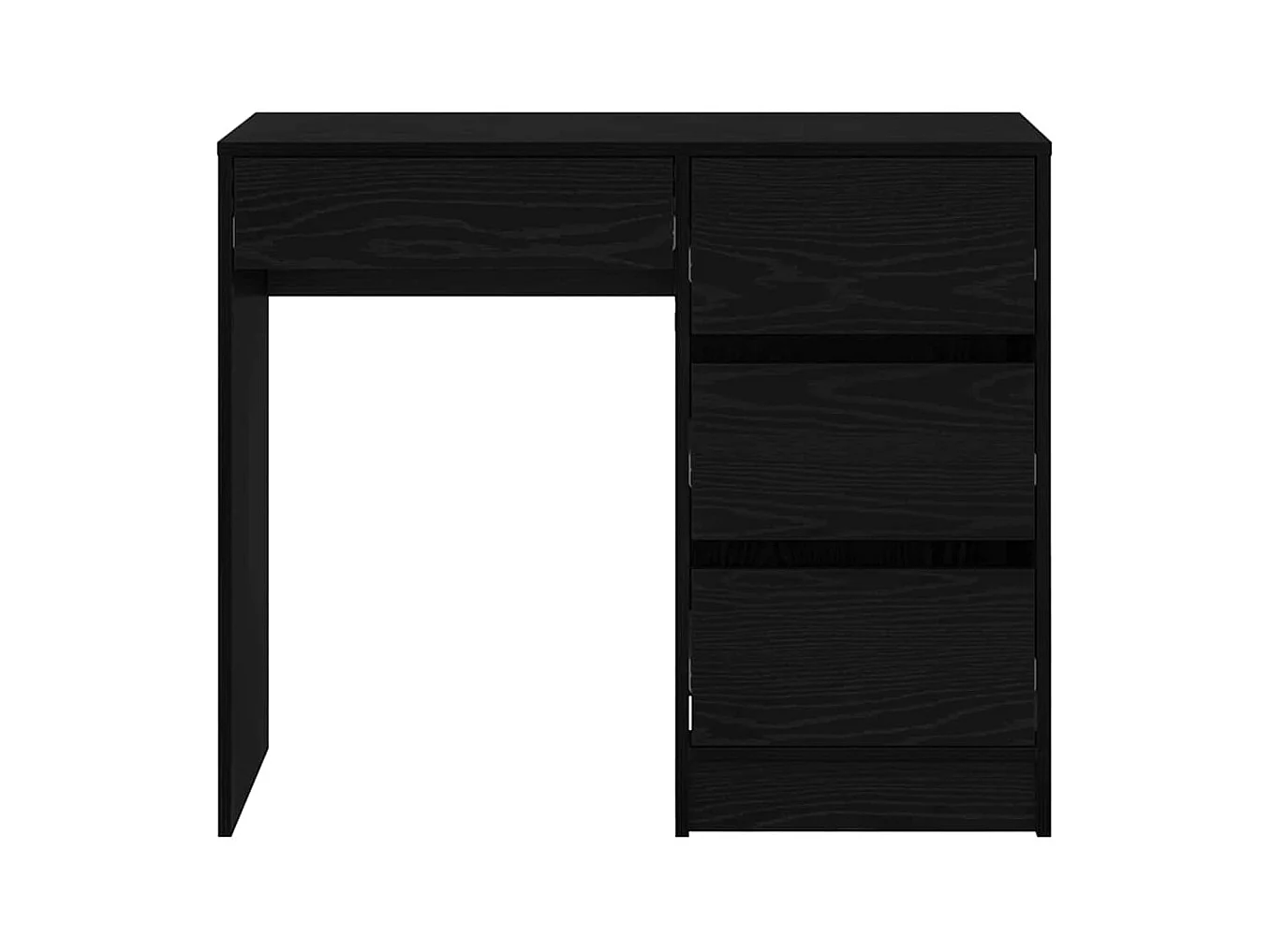 Bureau Chêne noir 90 x 37,5 x 75 cm Bois d'ingénierie