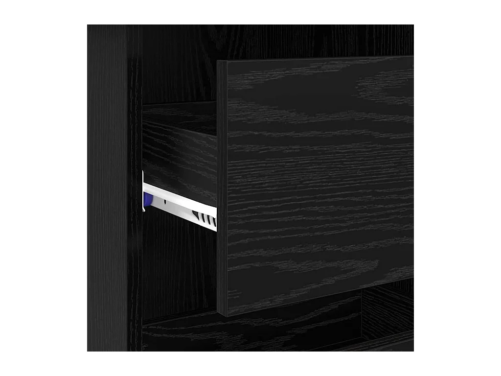 Bureau Chêne noir 90 x 37,5 x 75 cm Bois d'ingénierie