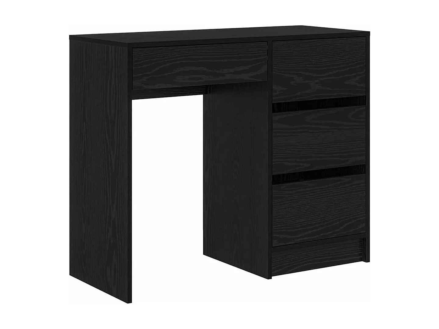 Bureau Chêne noir 90 x 37,5 x 75 cm Bois d'ingénierie