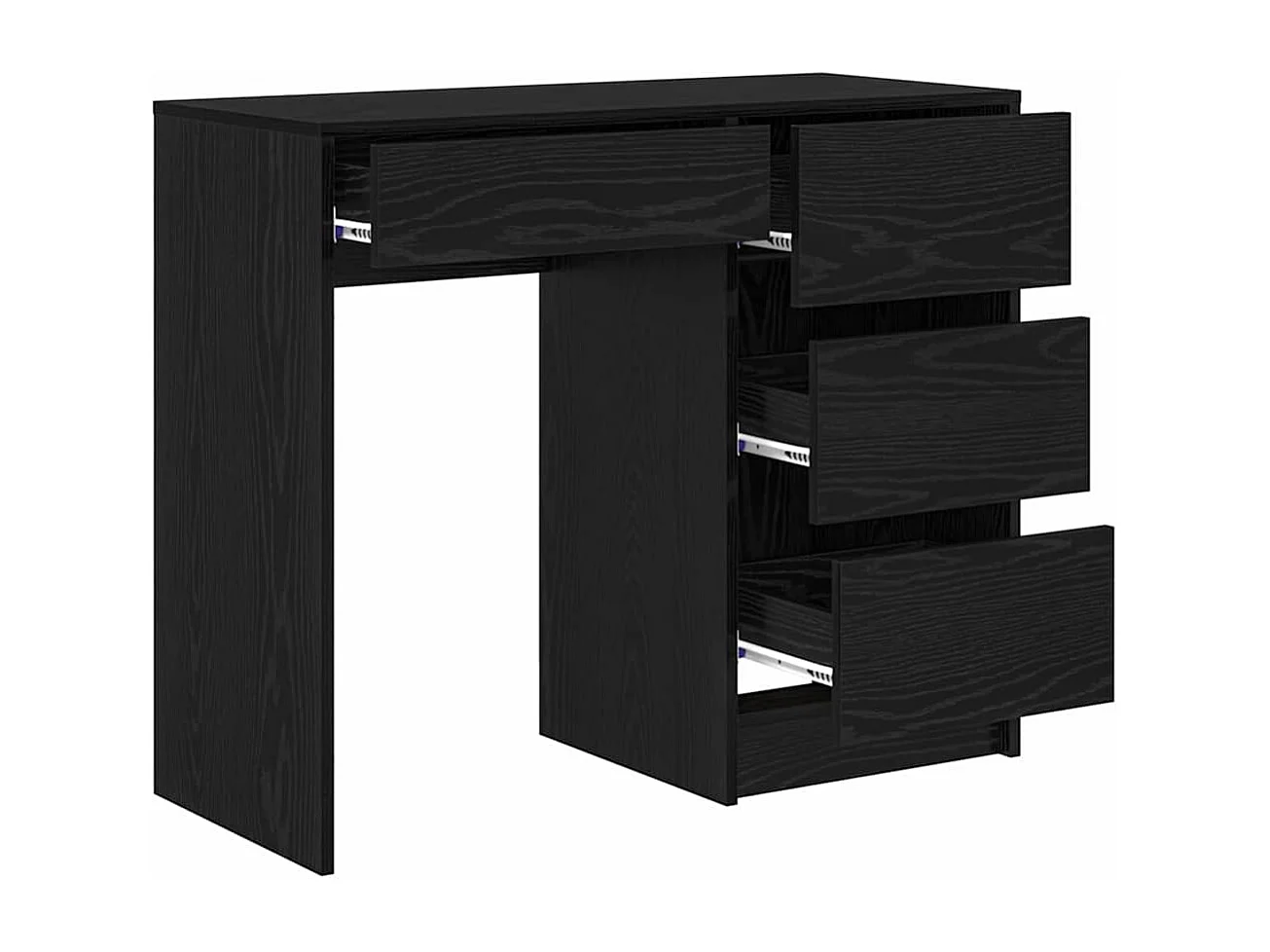Bureau Chêne noir 90 x 37,5 x 75 cm Bois d'ingénierie