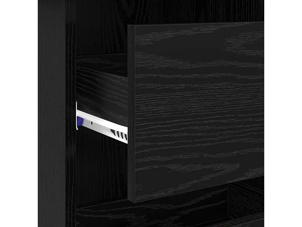 Bureau Chêne noir 90 x 37,5 x 75 cm Bois d'ingénierie