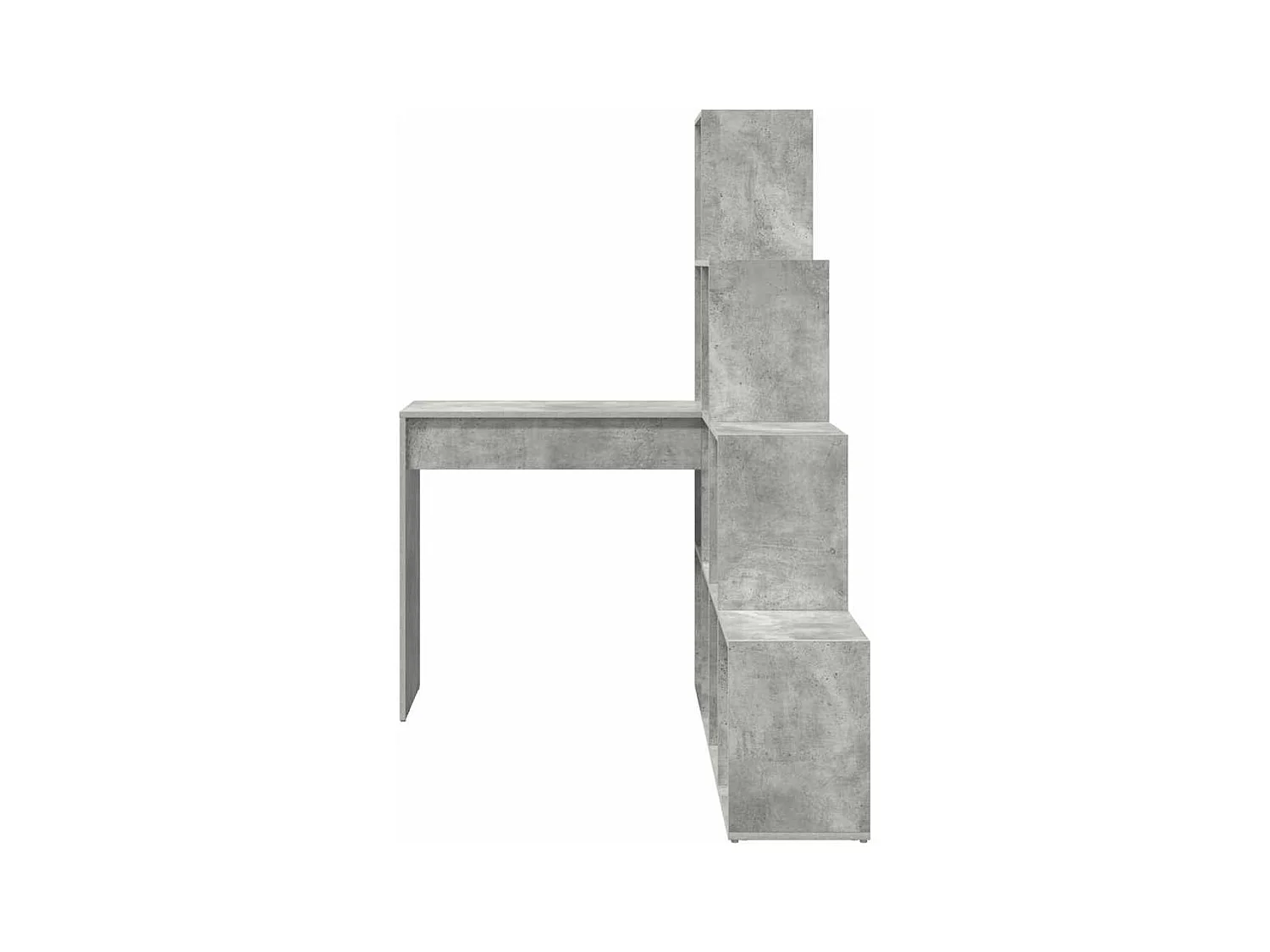 Escritorio de Esquina Gris hormigón 101.5 x 149.5 x 149.5 cm