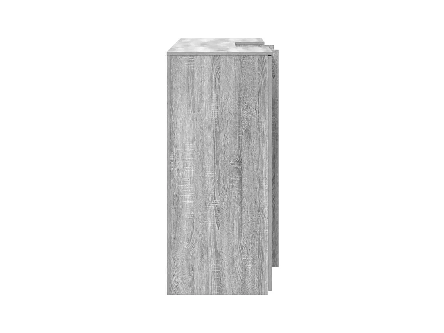 Bureau de réception sonoma gris 155x50x103,5 cm bois ingénierie