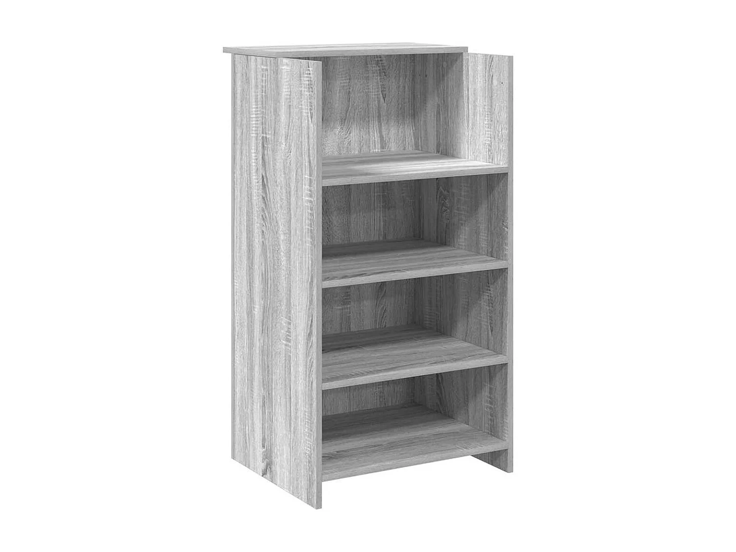 Bureau de réception sonoma gris 155x50x103,5 cm bois ingénierie