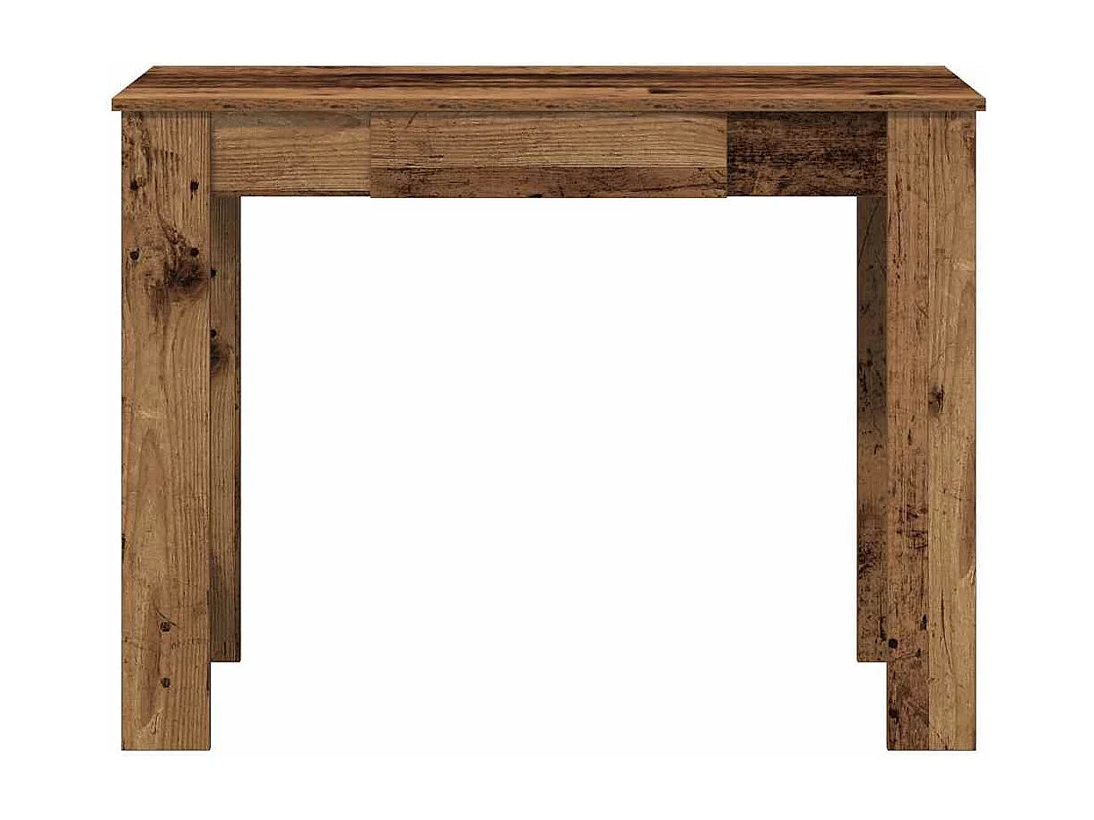 Bureau vieux bois 100x45x75 cm bois d'ingénierie