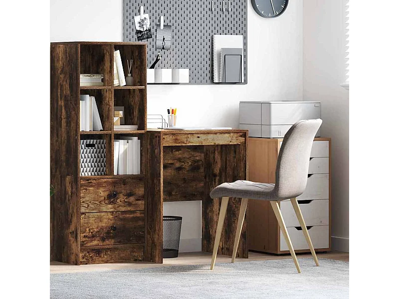 Bureau Gerookt eiken 60 x 50 x 76 cm Bewerkt hout