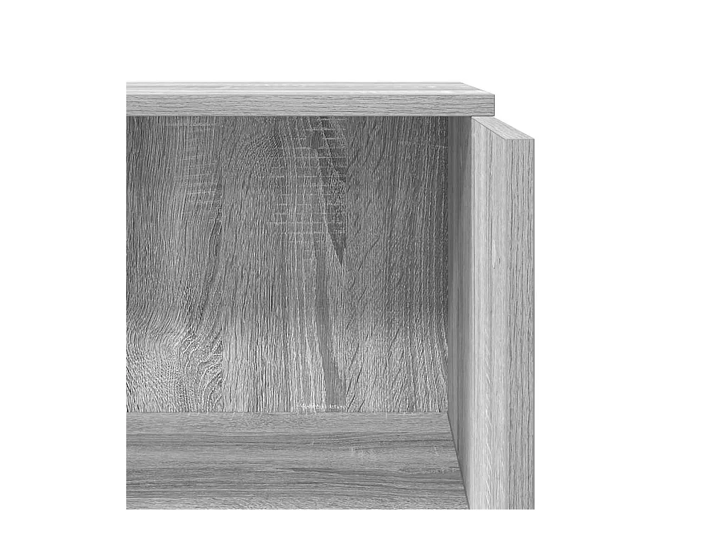 Bureau de réception sonoma gris 55x50x103,5 cm bois ingénierie