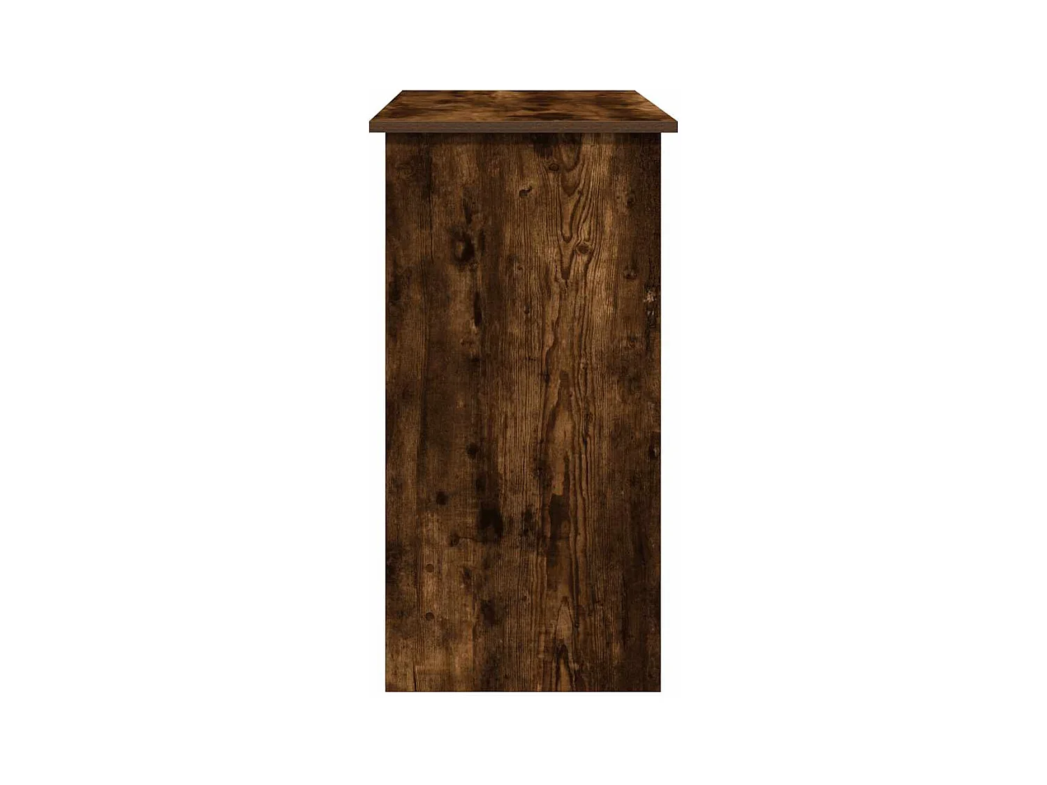 Bureau chêne fumé 80x40x75 cm bois d'ingénierie