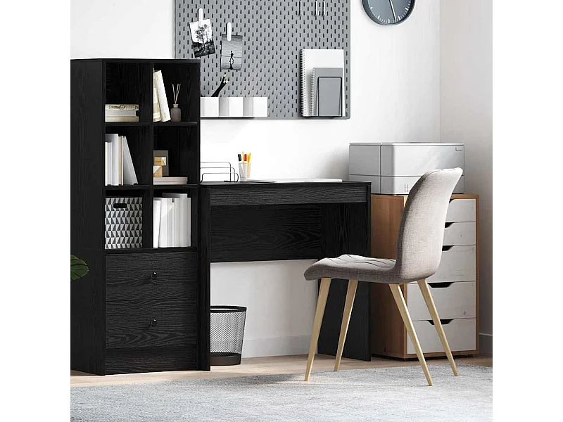 Bureau Autre Chêne noir 80 x 40 x 76 cm Bois d'ingénierie