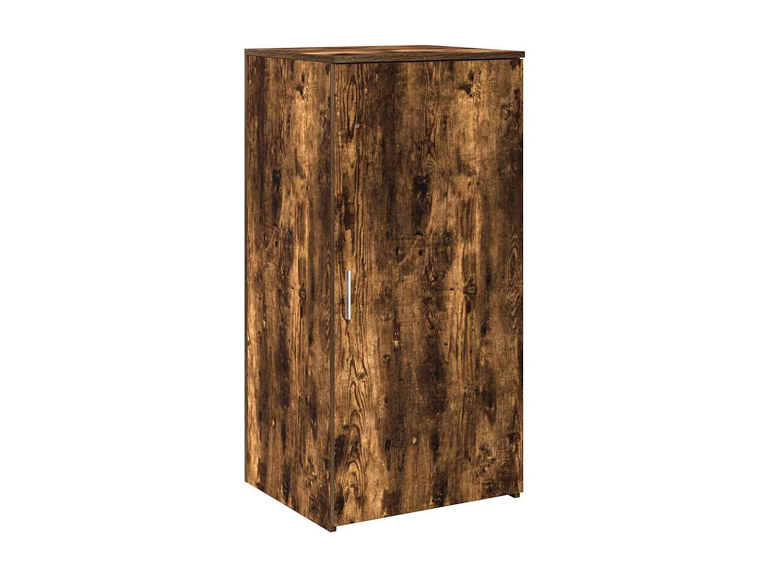 Bureau de réception chêne fumé 200x50x103,5cm bois d'ingénierie