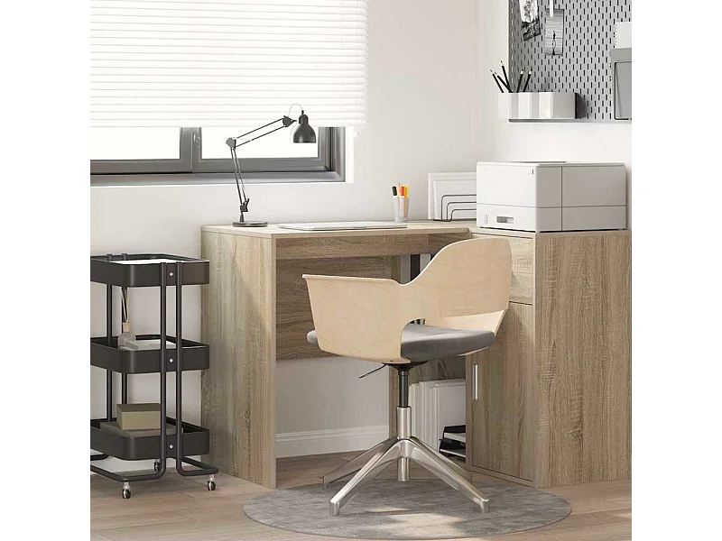 Bureau met plank Sonoma eiken 102 x 50 x 75 cm Bewerkt hout