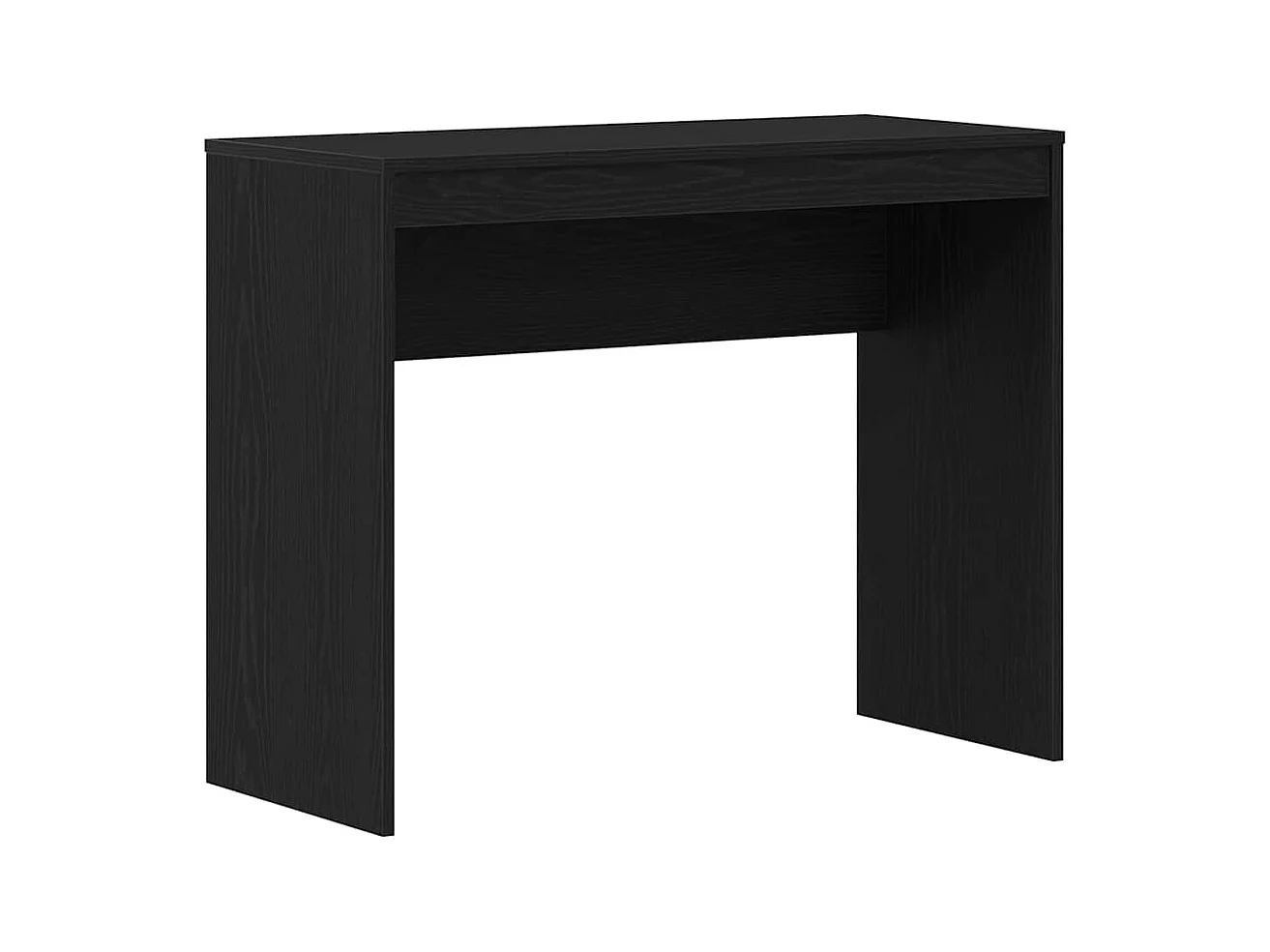 Bureau chêne noir 90x40x72 cm bois d'ingénierie