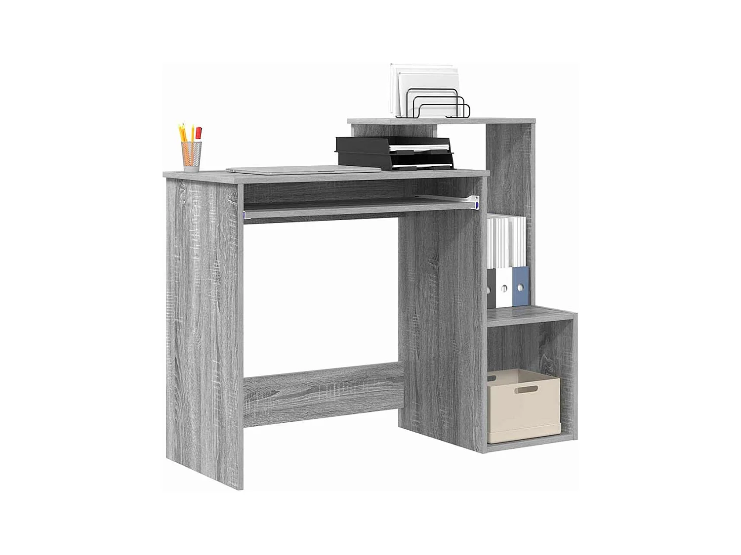 Bureau Gris Sonoma 106 x 40 x 88.5 cm Bois d'ingénierie