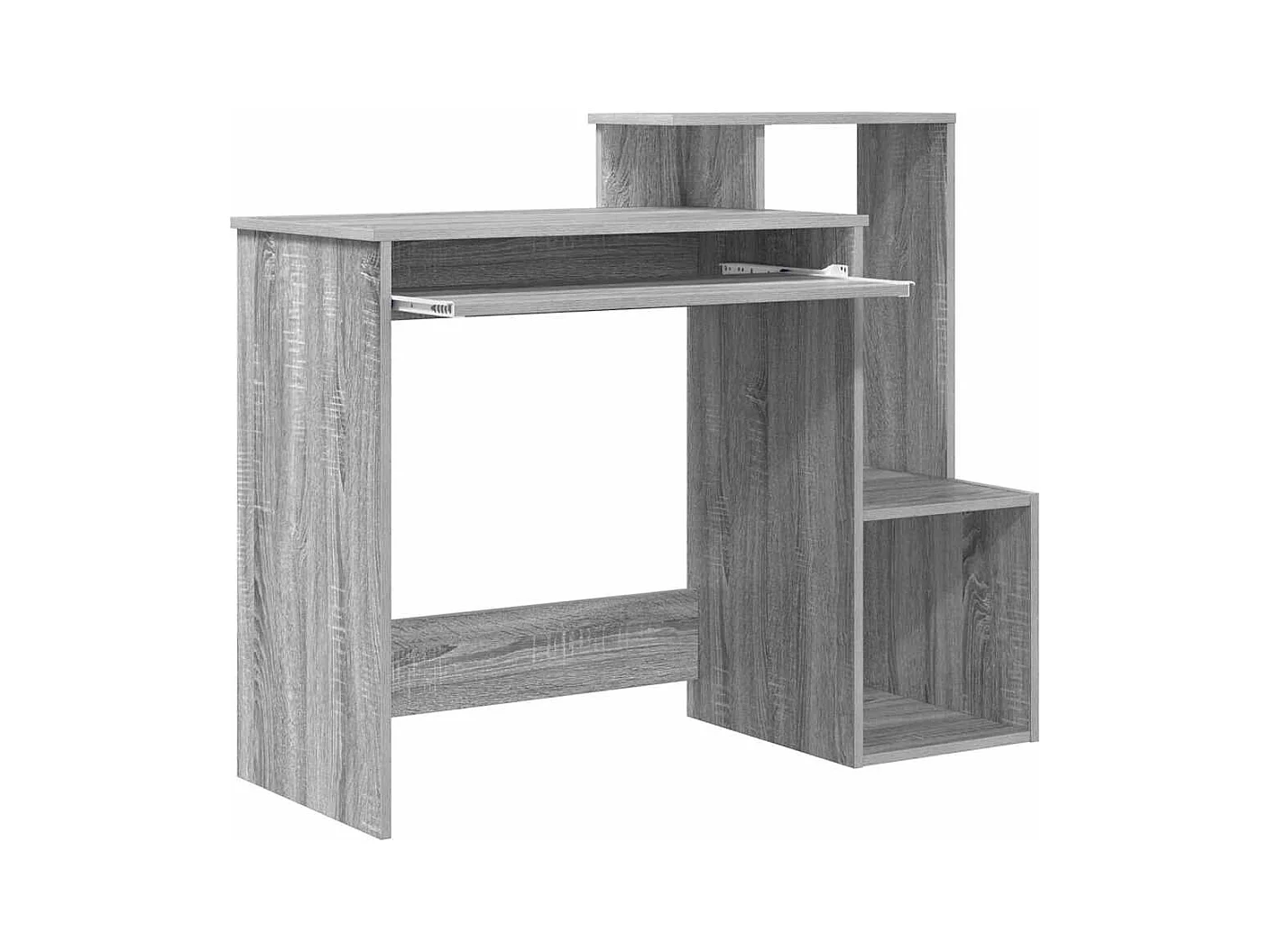 Bureau Gris Sonoma 106 x 40 x 88.5 cm Bois d'ingénierie