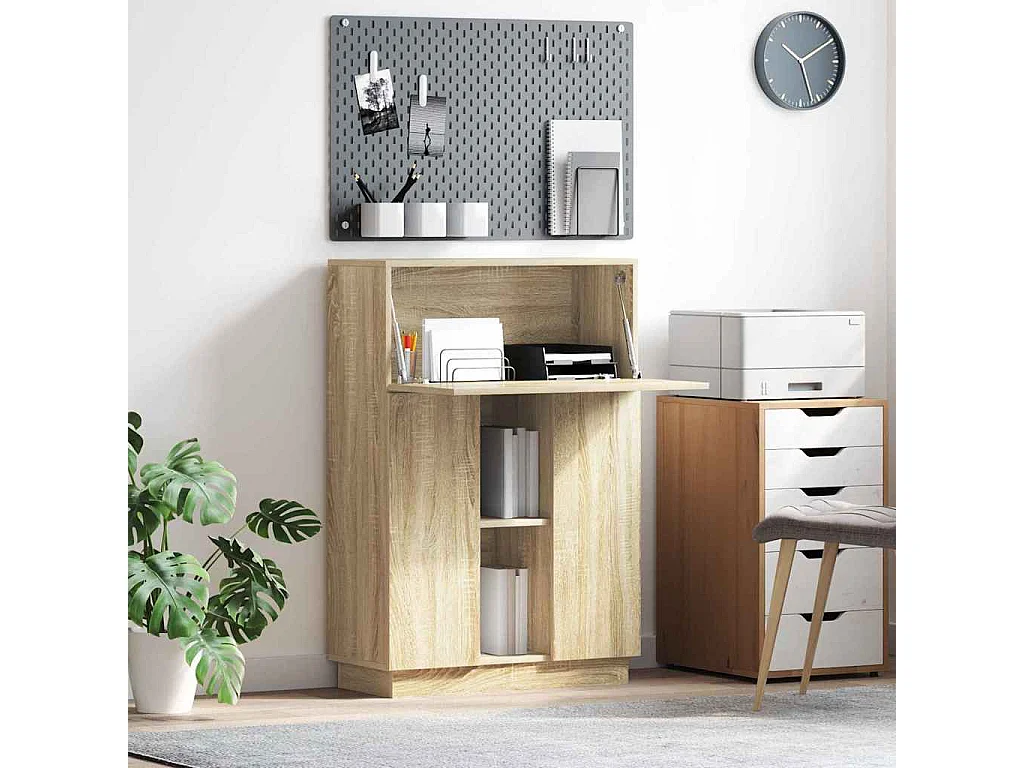 Bureau Chêne sonoma 71,5 x 31,5 x 106,5 cm Bois d'ingénierie