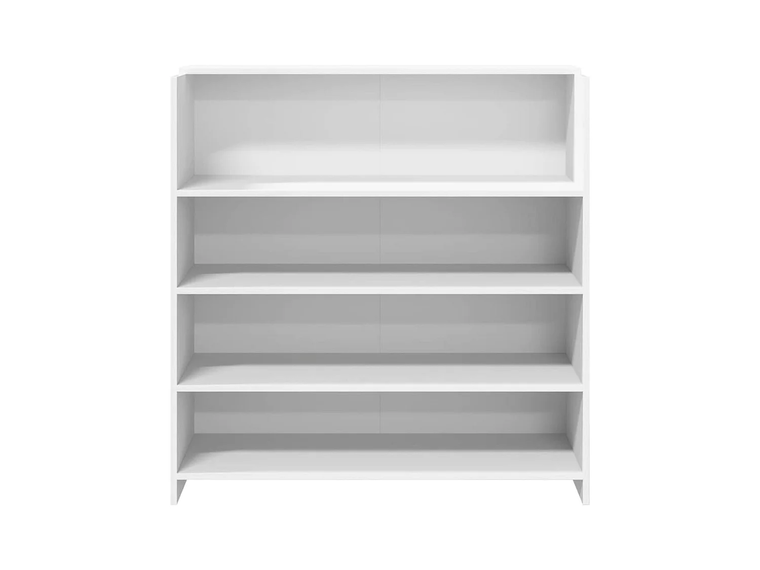 Bureau de réception blanc 100x50x103,5 cm bois d'ingénierie