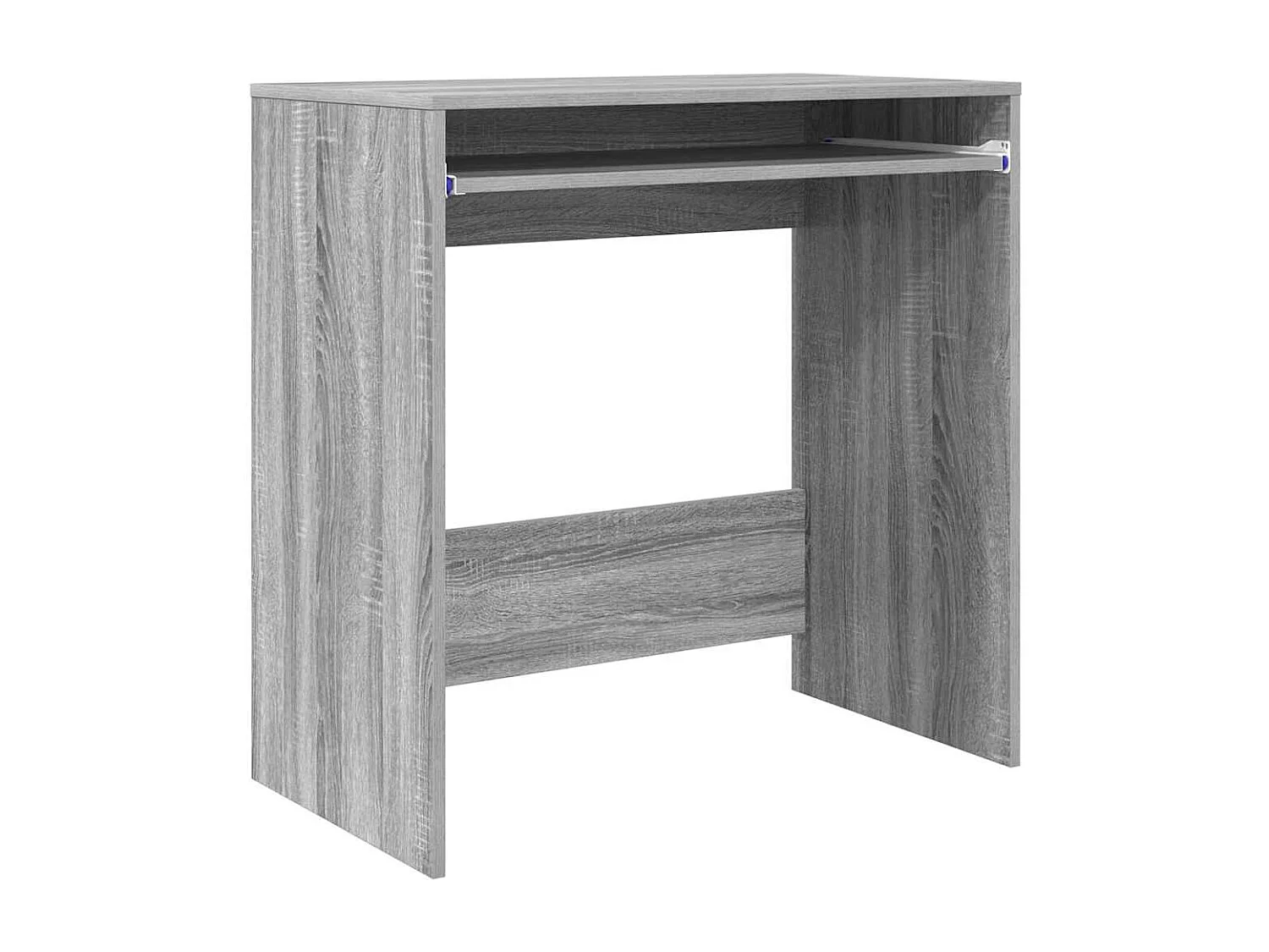Bureau avec étagère Gris 77,5 x 43 x 79 cm Bois d'ingénierie