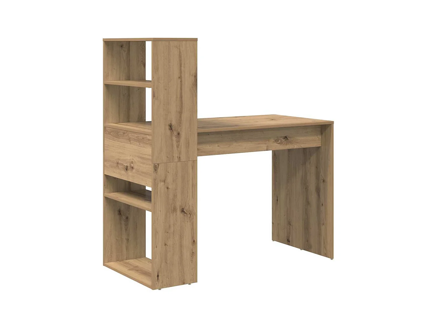 Bureau chêne artisanal 113 x 54 x 120 cm Bois d'ingénierie