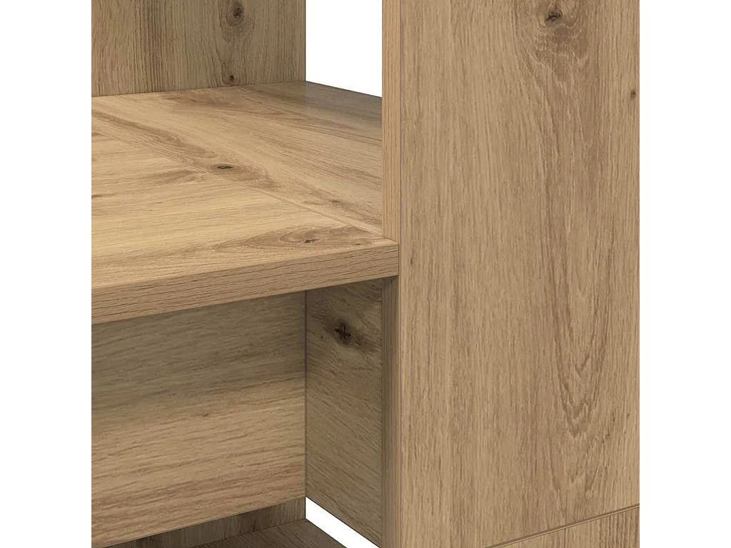 Bureau chêne artisanal 113 x 54 x 120 cm Bois d'ingénierie