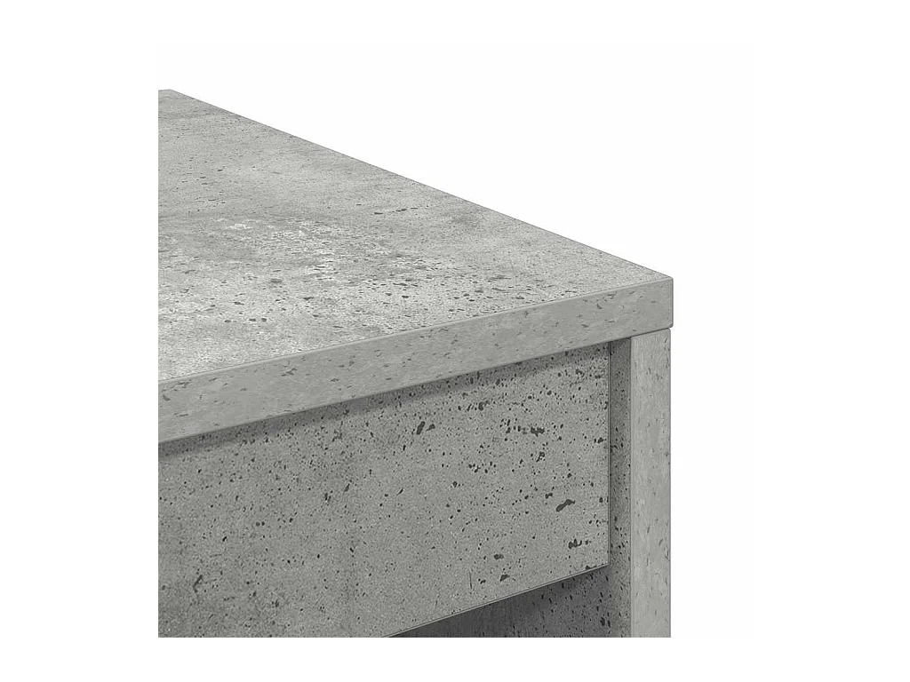 Bureau Gris béton 60 x 40 x 76 cm Bois d'ingénierie