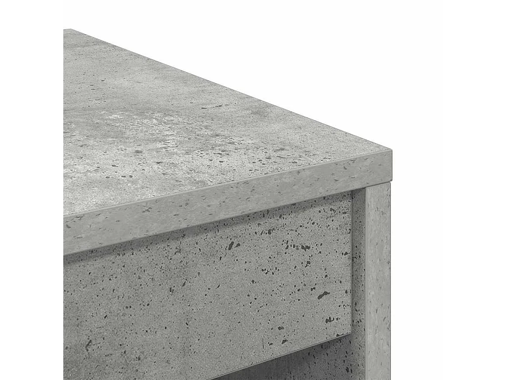 Bureau Gris béton 60 x 40 x 76 cm Bois d'ingénierie