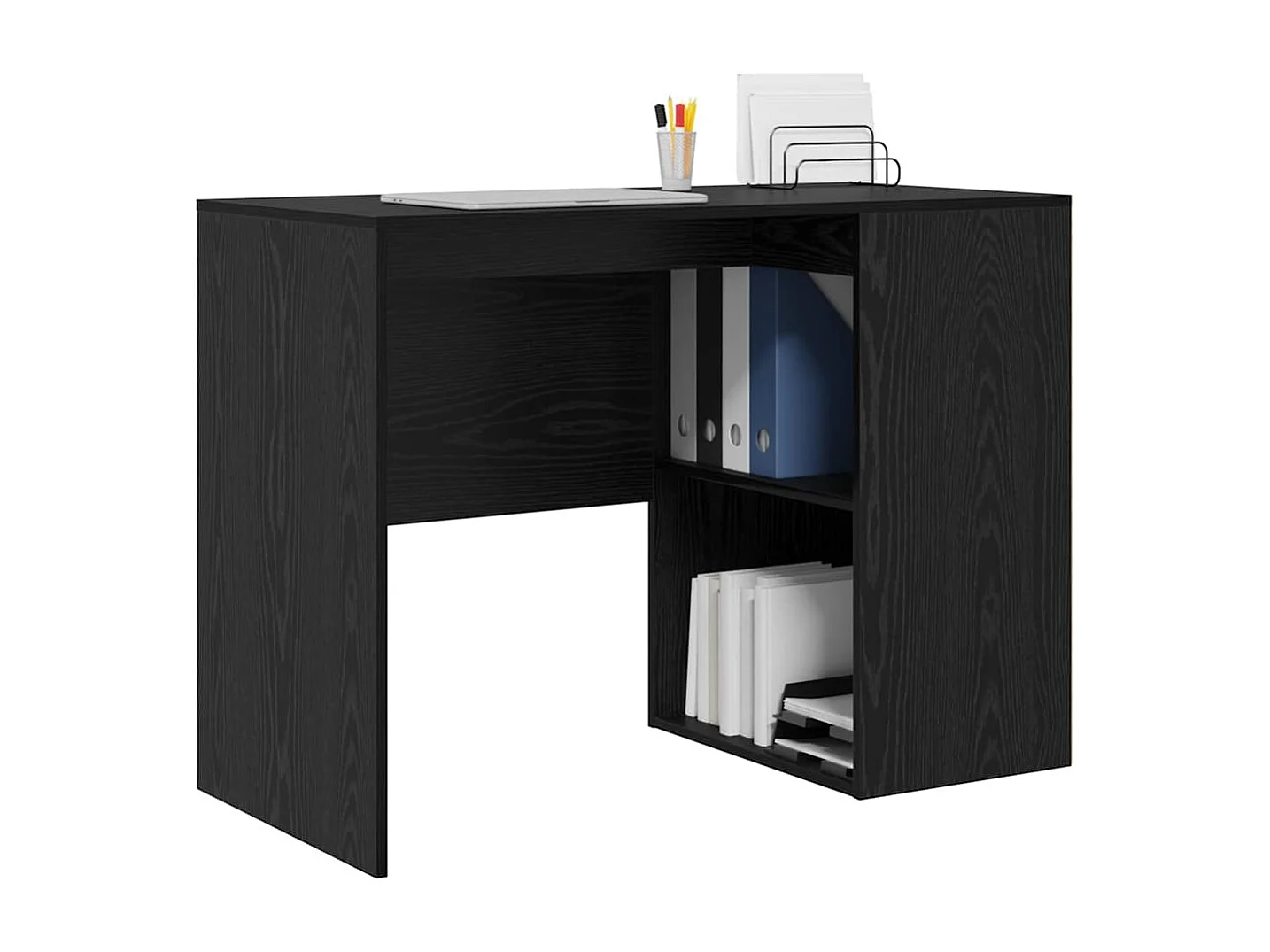 Bureau Chêne noir 102 x 50 x 75 cm Bois d'ingénierie