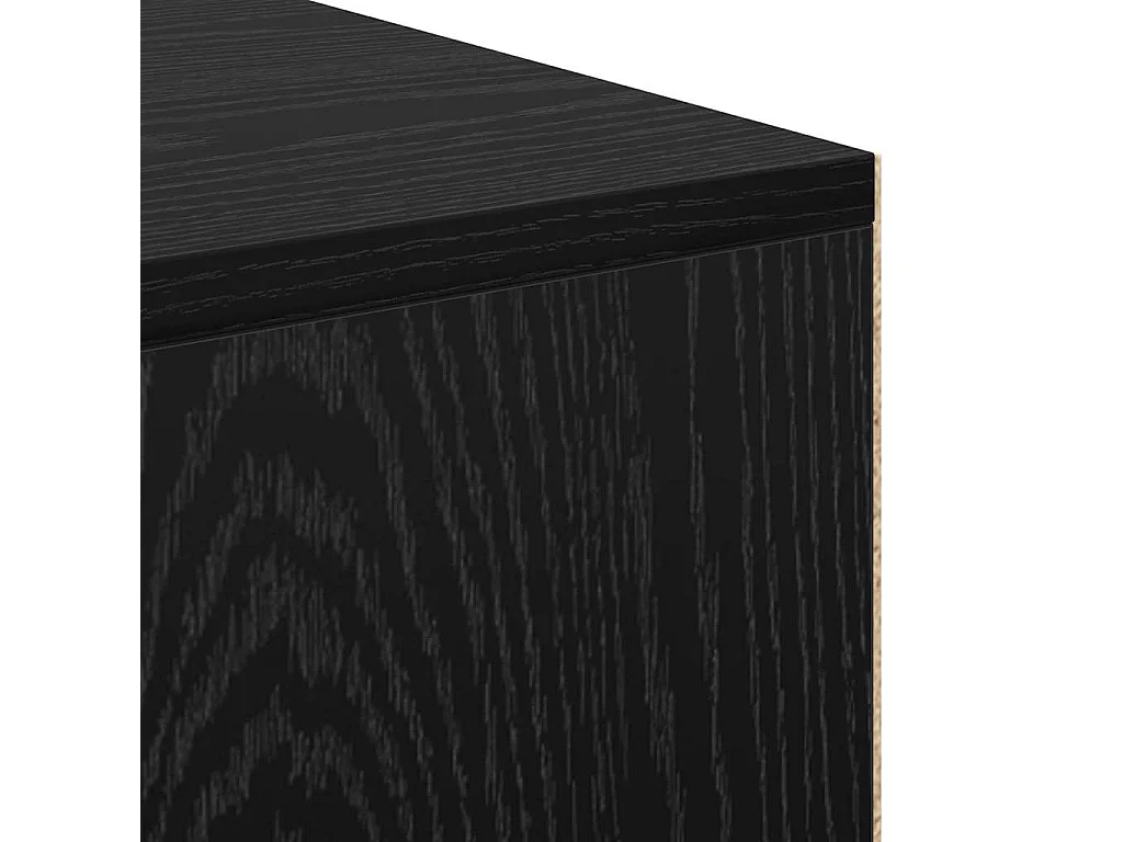 Bureau Chêne noir 102 x 50 x 75 cm Bois d'ingénierie