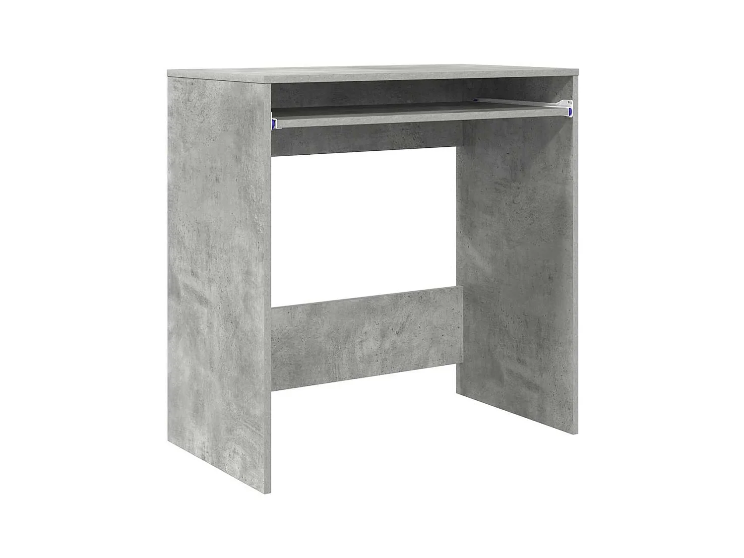 Bureau avec étagère Gris 77,5 x 43 x 79 cm Bois d'ingénierie