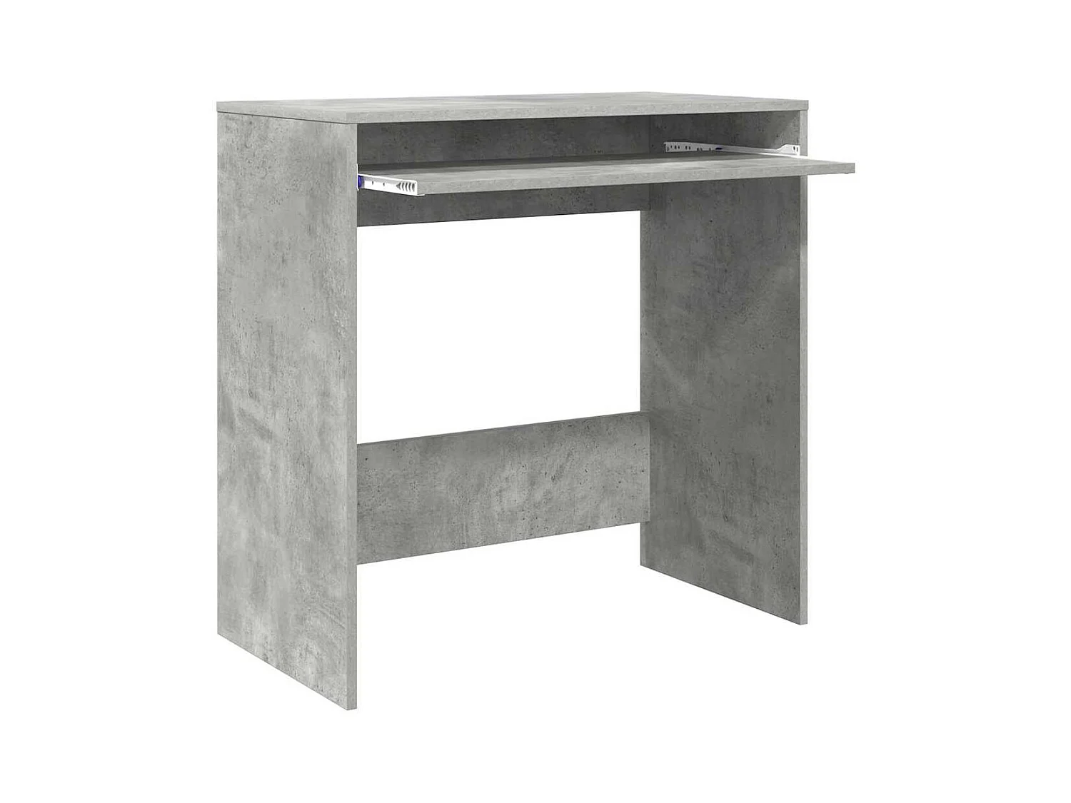 Bureau avec étagère Gris 77,5 x 43 x 79 cm Bois d'ingénierie
