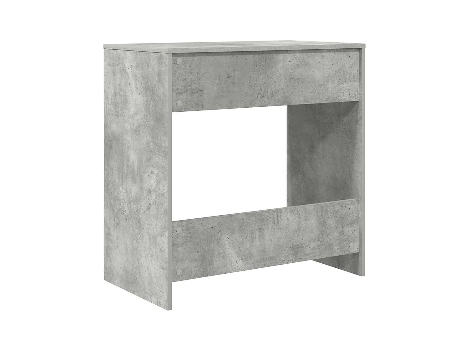 Bureau avec étagère Gris 77,5 x 43 x 79 cm Bois d'ingénierie