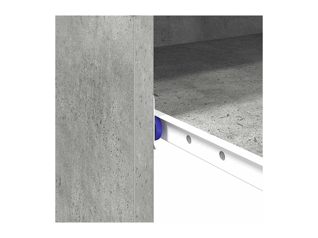 Bureau avec étagère Gris 77,5 x 43 x 79 cm Bois d'ingénierie