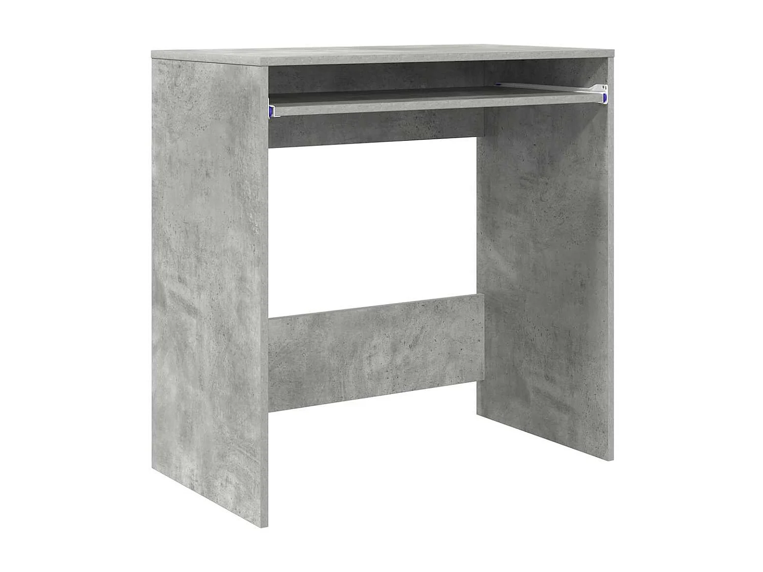 Bureau avec étagère Gris 77,5 x 43 x 79 cm Bois d'ingénierie