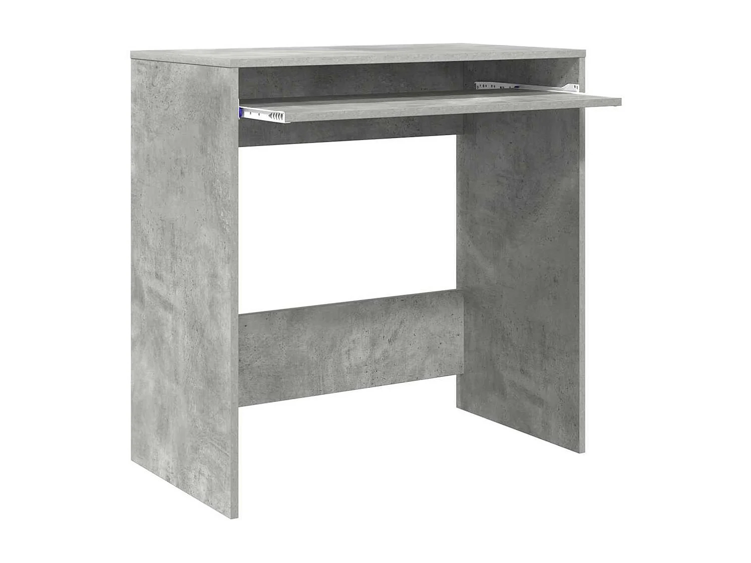 Bureau avec étagère Gris 77,5 x 43 x 79 cm Bois d'ingénierie