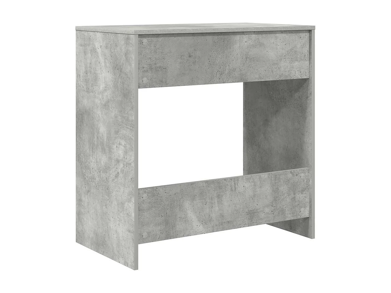 Bureau avec étagère Gris 77,5 x 43 x 79 cm Bois d'ingénierie