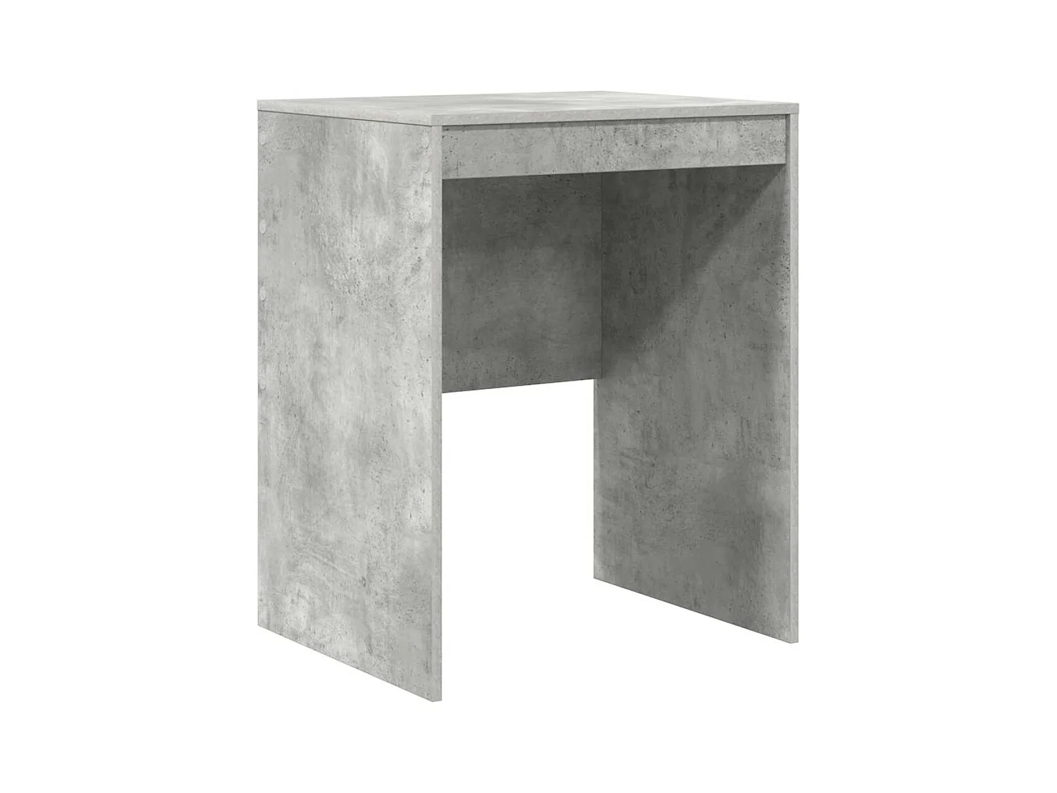 Bureau Gris béton 60 x 50 x 76 cm Bois d'ingénierie