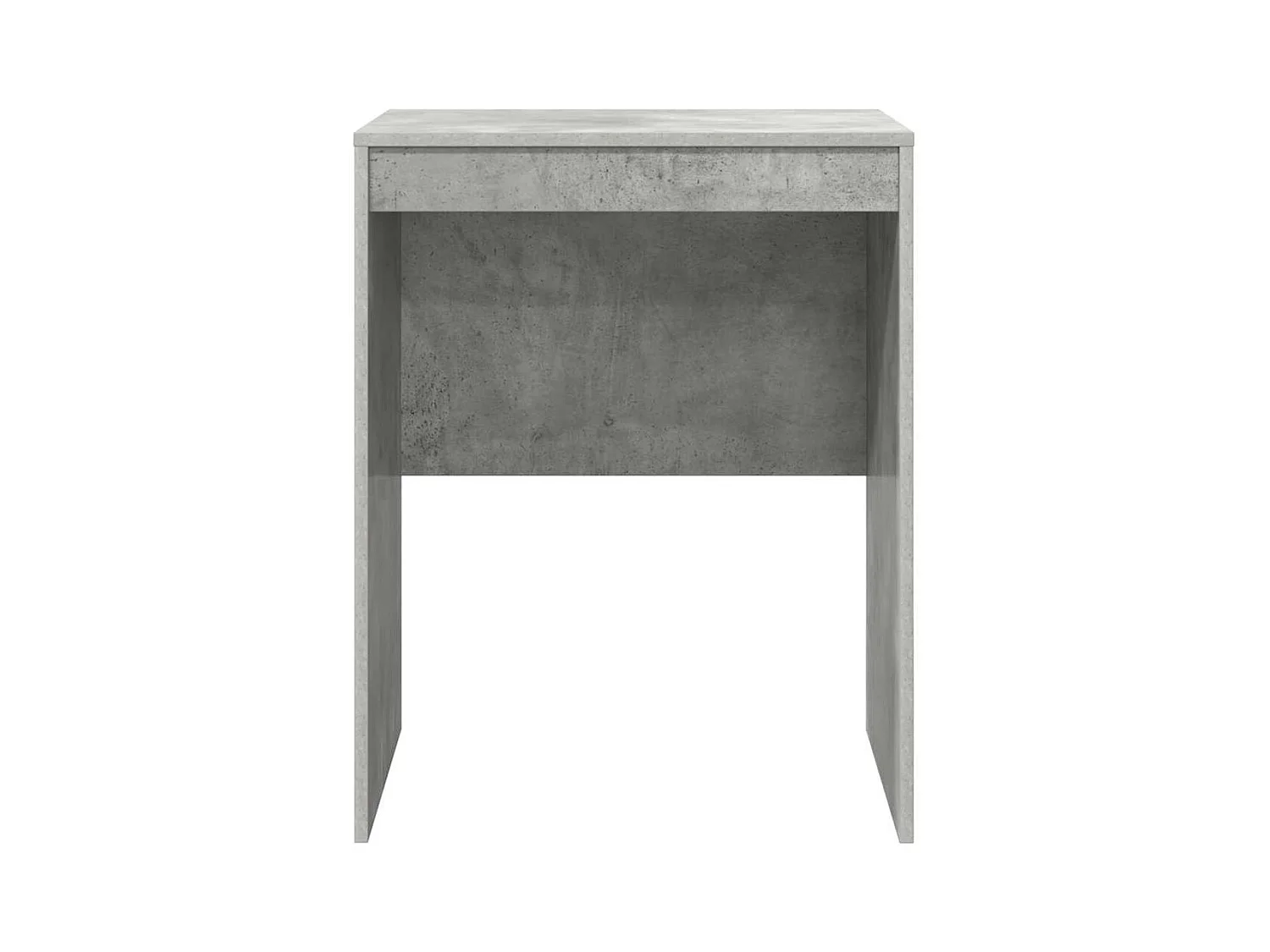 Bureau Gris béton 60 x 50 x 76 cm Bois d'ingénierie