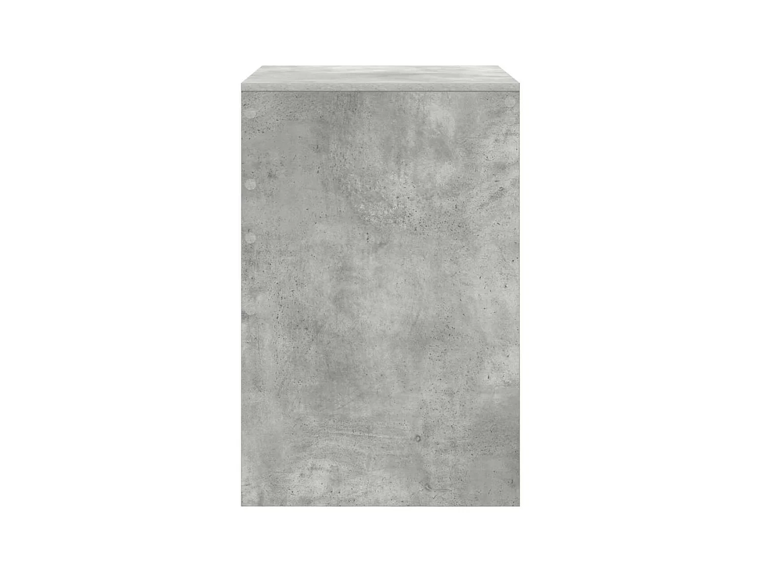 Bureau Gris béton 60 x 50 x 76 cm Bois d'ingénierie