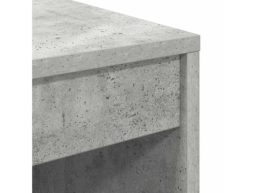 Bureau Gris béton 60 x 50 x 76 cm Bois d'ingénierie