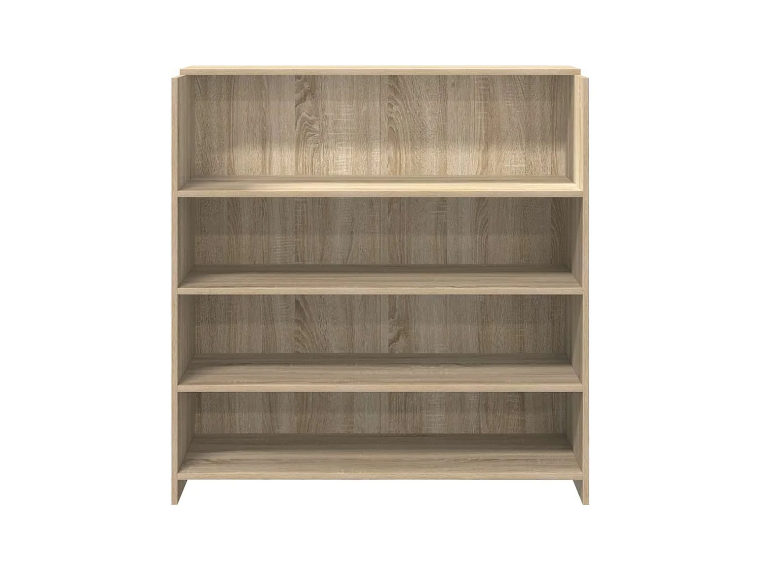 Bureau réception chêne sonoma 100x50x103,5 cm bois d'ingénierie