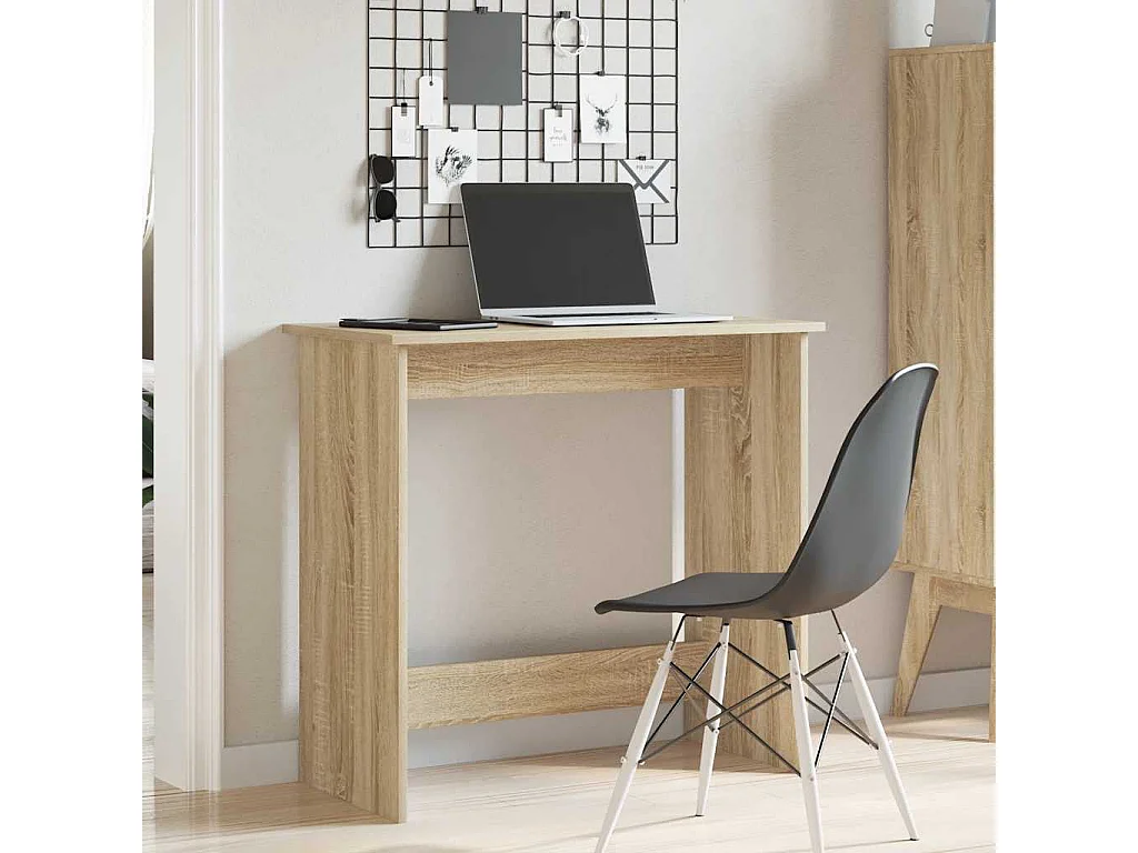 Bureau Chêne Sonoma 80x40x75 cm Aggloméré