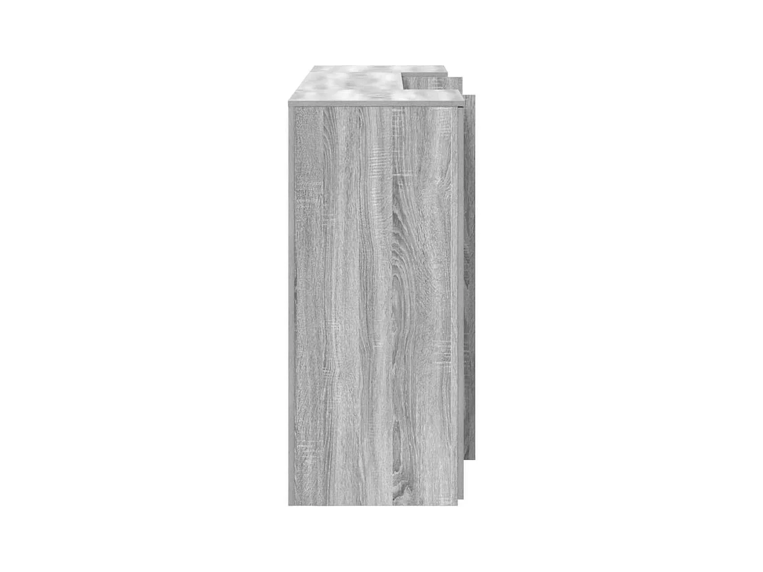 Bureau de réception sonoma gris 200x50x103,5 cm bois ingénierie