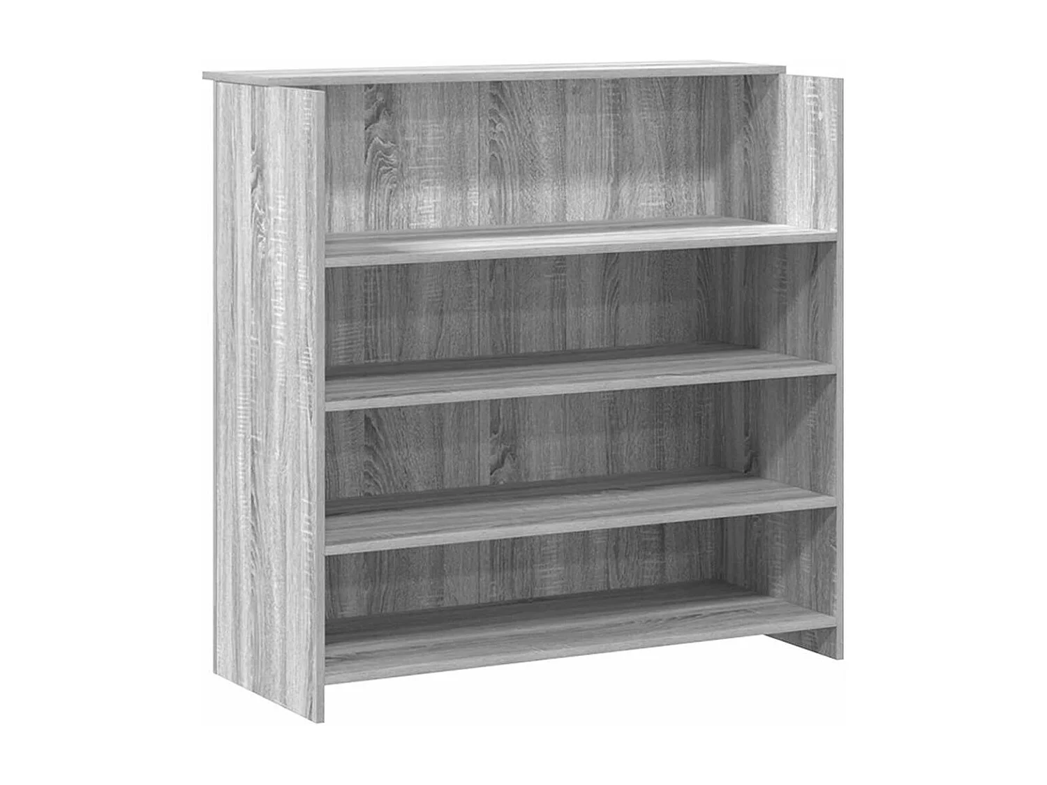 Bureau de réception sonoma gris 200x50x103,5 cm bois ingénierie