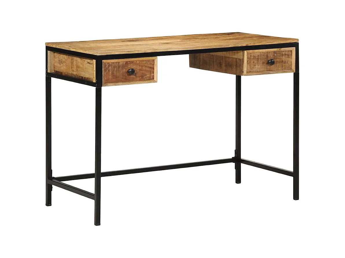 Bureau Marron 105 x 50 x 75 cm Bois de manguier massif