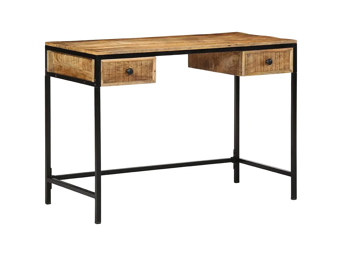 Bureau Marron 105 x 50 x 75 cm Bois de manguier massif