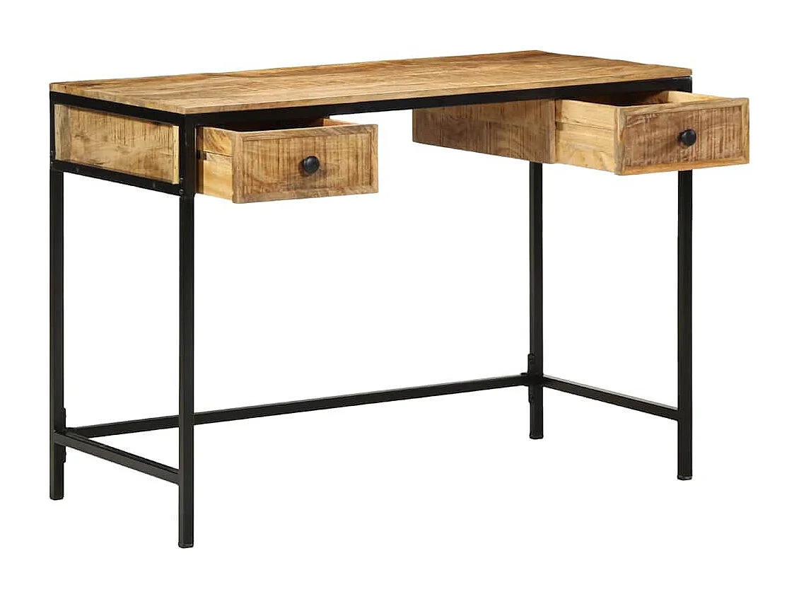 Bureau Marron 105 x 50 x 75 cm Bois de manguier massif