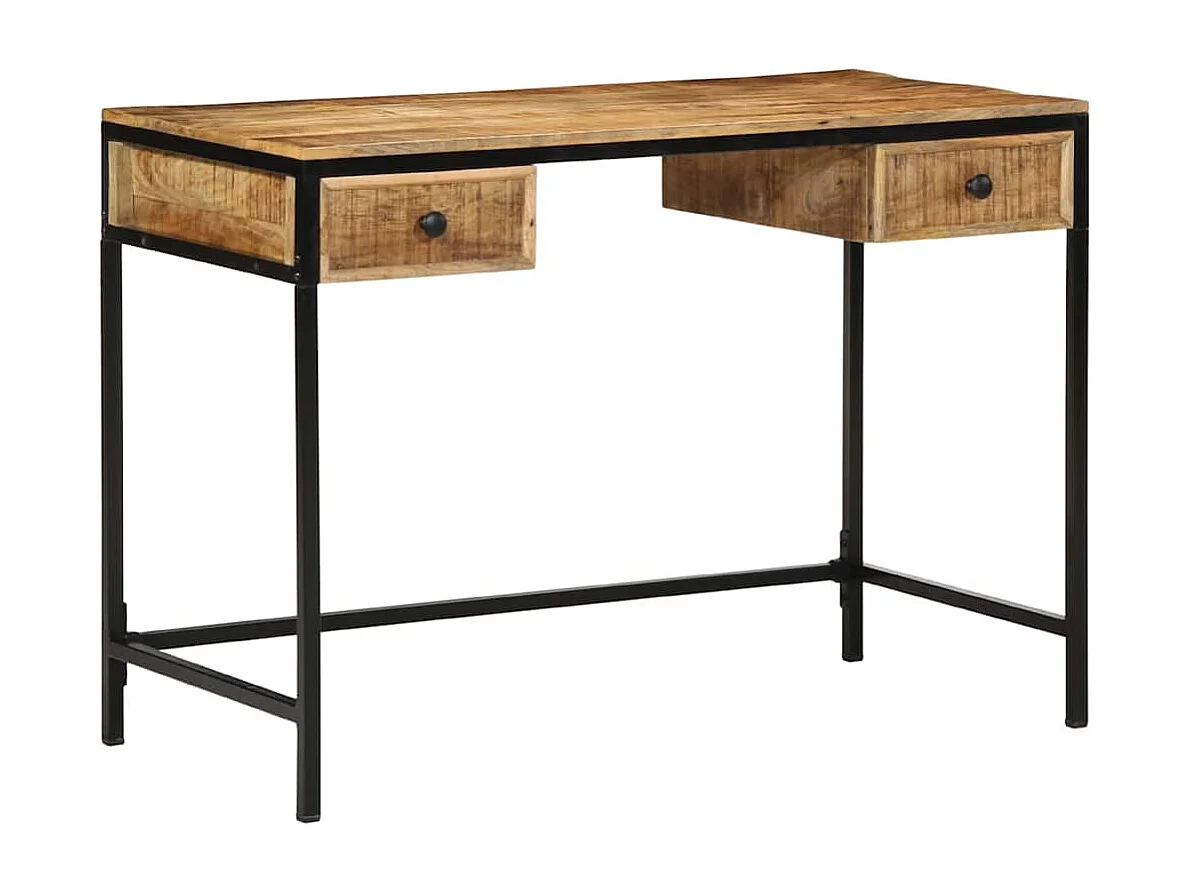 Bureau Marron 105 x 50 x 75 cm Bois de manguier massif