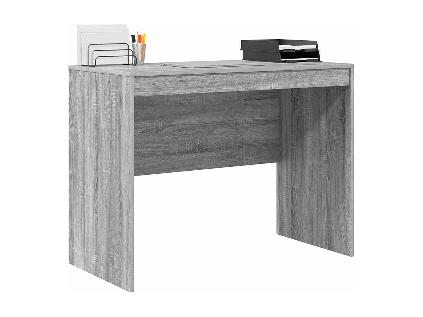 Bureau Sonoma gris 100 x 50 x 76 cm Bois d'ingénierie