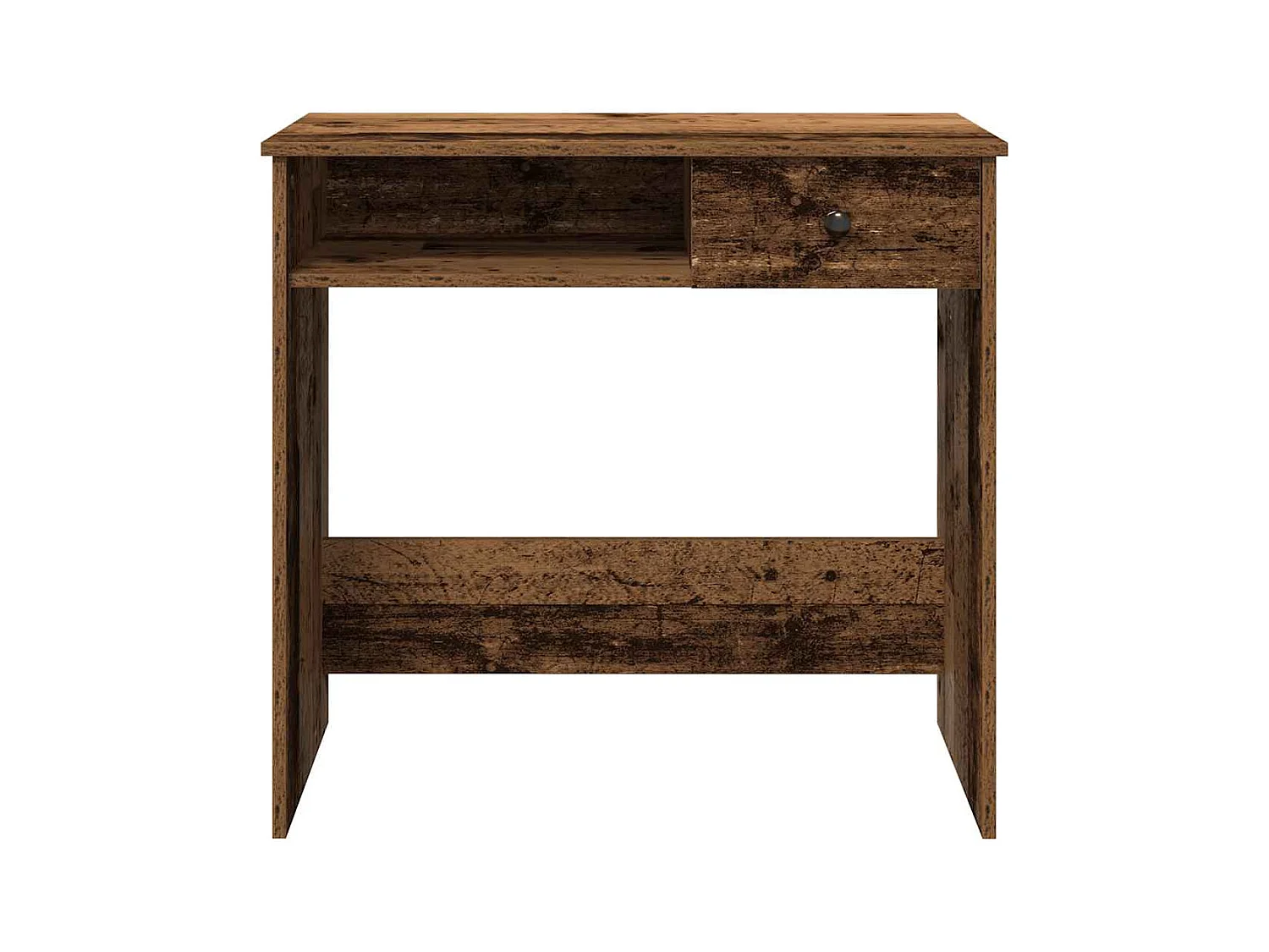 Bureau style vieux bois 80x40x75 cm bois d'ingénierie