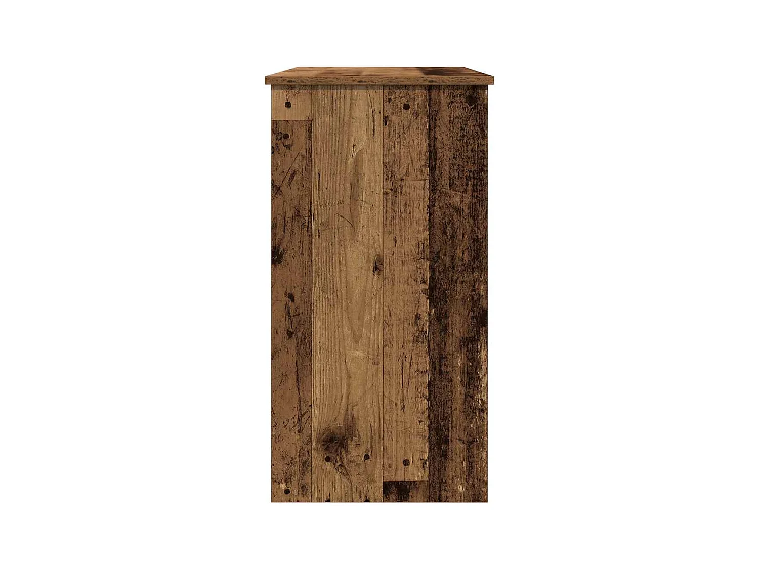 Bureau style vieux bois 80x40x75 cm bois d'ingénierie