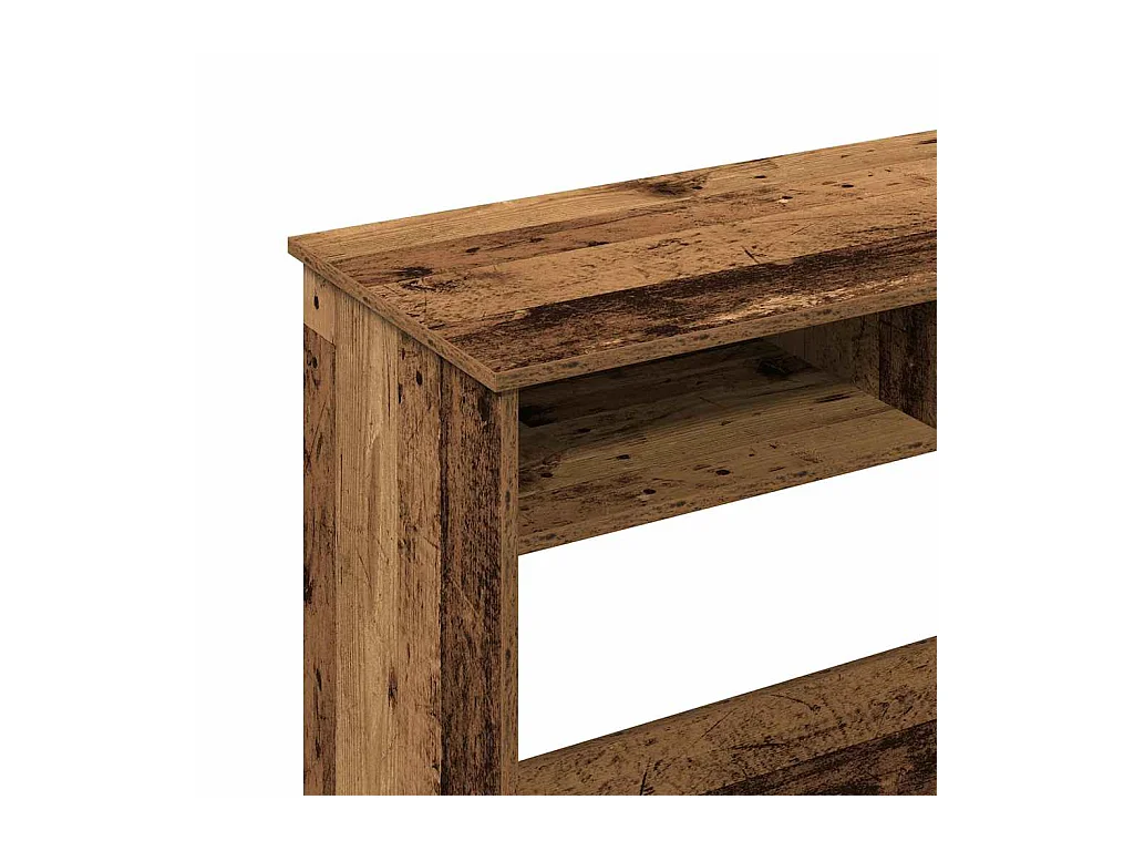 Bureau style vieux bois 80x40x75 cm bois d'ingénierie